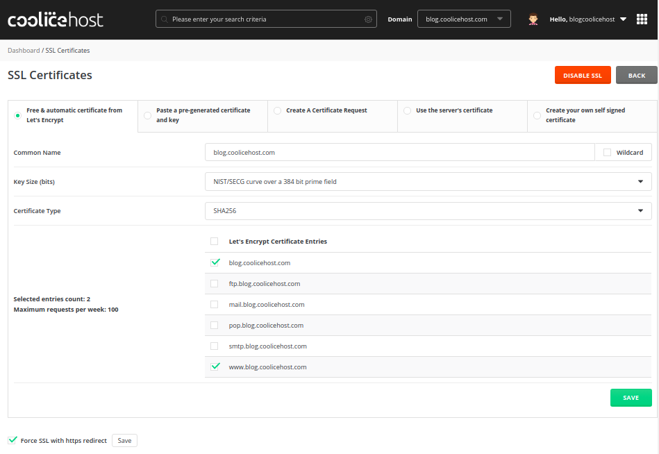 How To Install Free Let’s Encrypt SSL on DirectAdmin Panel