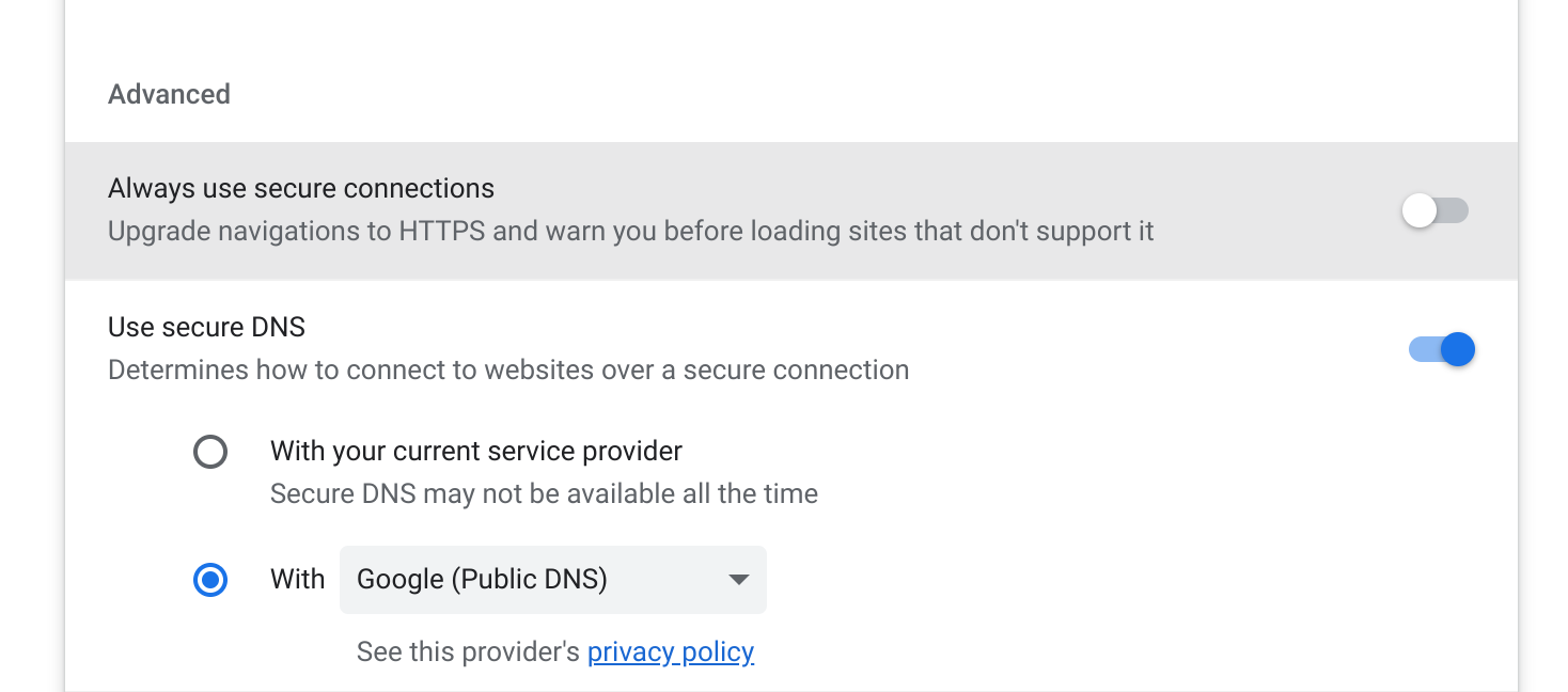 google public dns