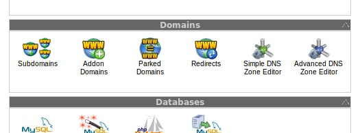 Addon and Parked Domains