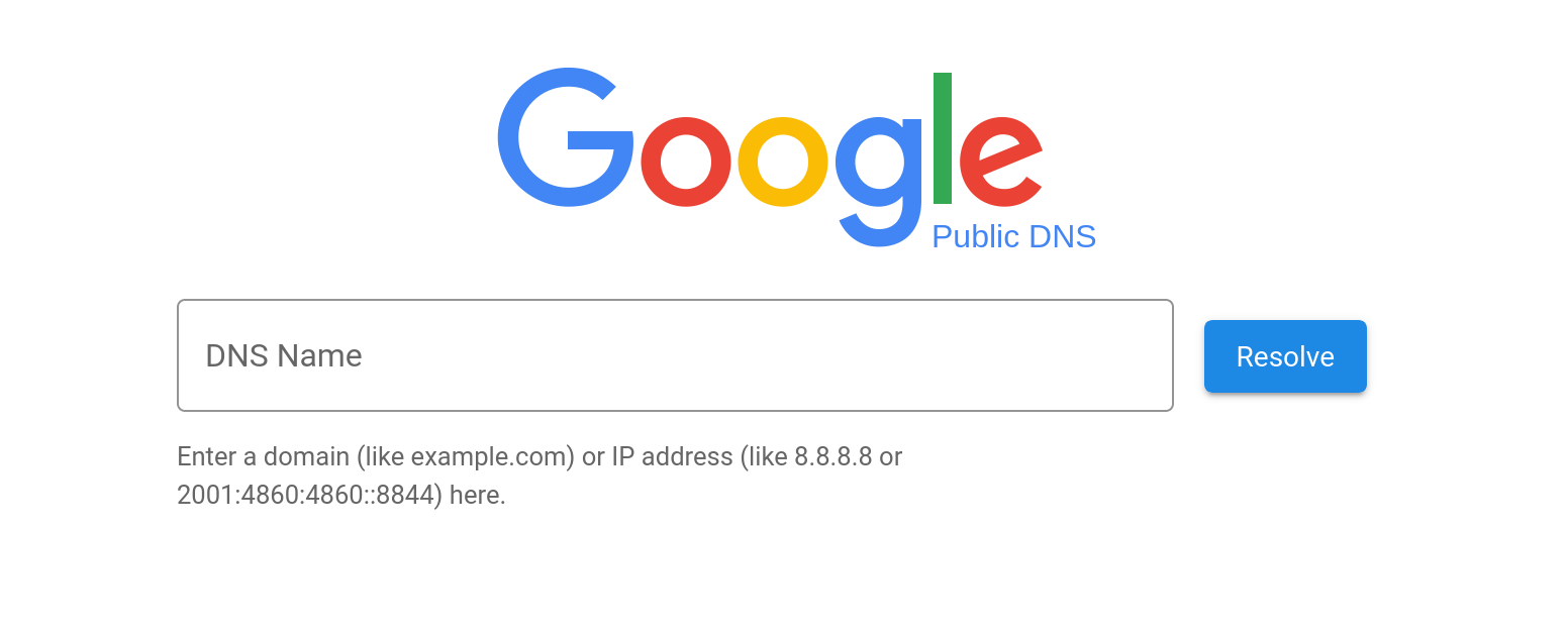 Google Public DNS