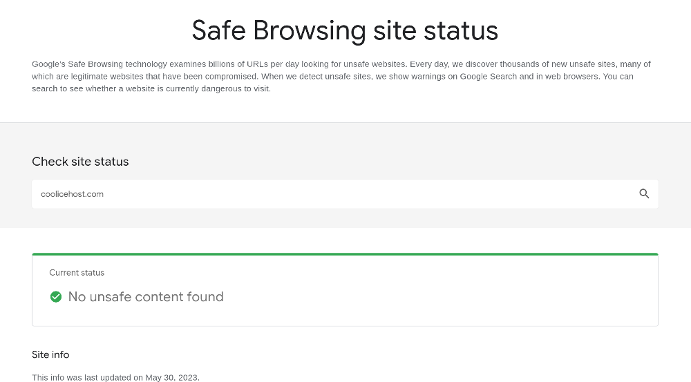 Google Safe Browsing