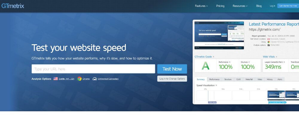 GTmetrix
