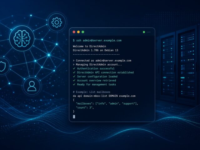 How to Fully Manage a DirectAdmin Account with AI Agents Using SSH