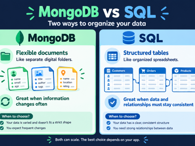 MongoDB vs. SQL: What’s the Difference?